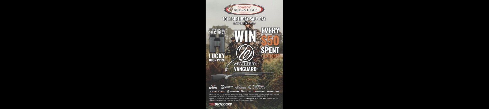 Weatherby Sale Day Giveaway